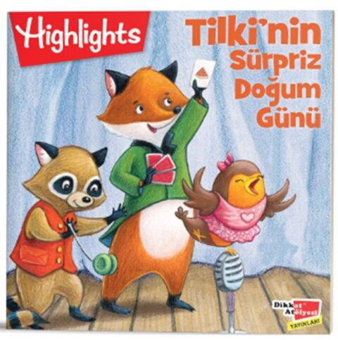 Dikkat Atölyesi Yayınları Sticker Bulmacalı Hikayeler - Tilkinin Sürpriz Doğum Günü Partisi