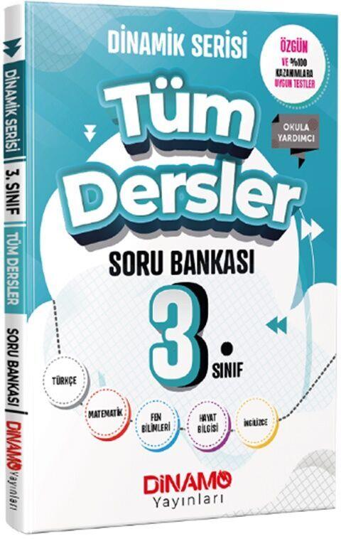 Dinamo Yayınları 3. Sınıf Tüm Dersler Dinamik Serisi Soru Bankası