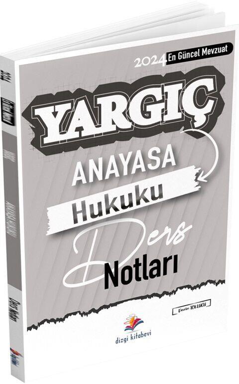 Dizgi Kitap 2024 Yargıç Hakimlik Ve HMGS Anayasa Hukuku Ders Notları