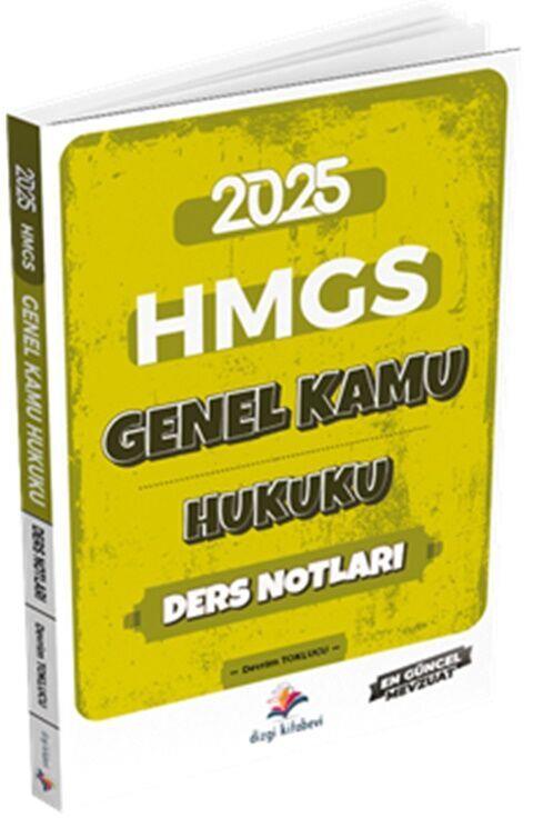 Dizgi Kitap 2025 HMGS Genel Kamu Hukuku Ders Notları