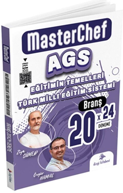 Dizgi Kitap 2025 MasterChef MEB AGS Eğitimin Temelleri ve Türk Milli Eğitim Sistemi Tamamı Video Çözümlü 20 Branş Deneme