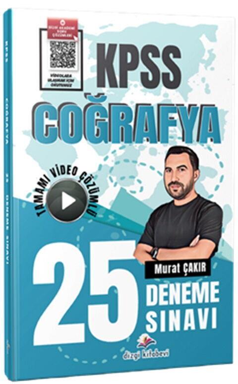 Dizgi Kitap 2026 KPSS Coğrafya Tamamı Video Çözümlü 25 Deneme