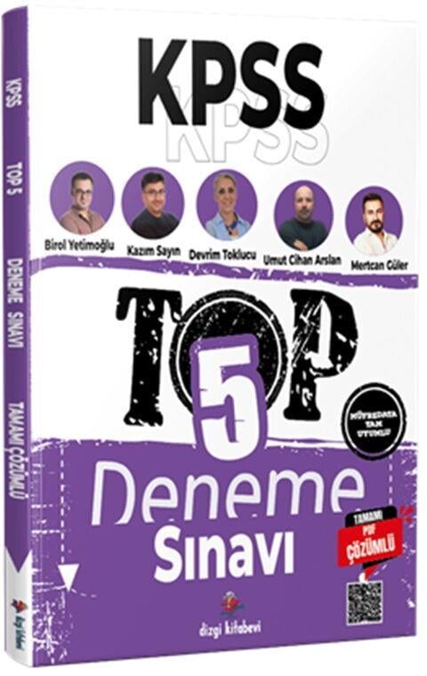 Dizgi Kitap 2026 KPSS TOP 5 Tamamı PDF Çözümlü Fasiküller Halinde 5 Deneme Sınavı