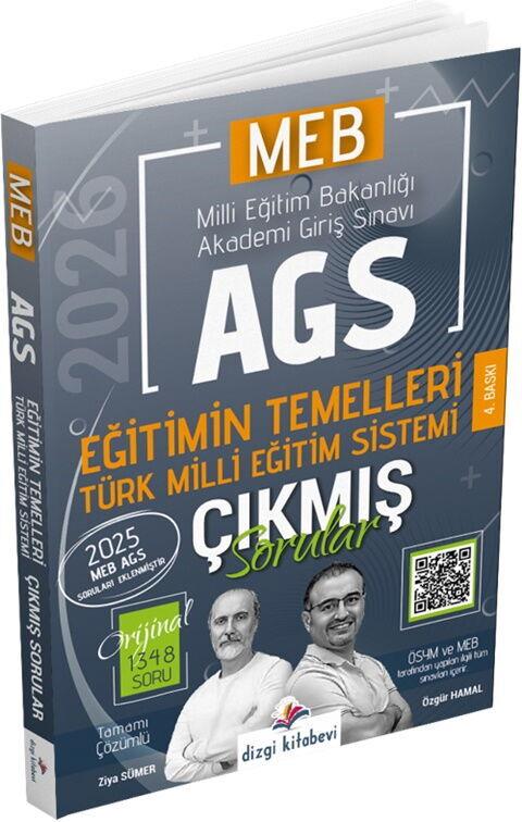 Dizgi Kitap 2026 MEB AGS Tamamı Video Çözümlü Eğitimin Temelleri Türk Milli Eğitim Sistemi Çıkmış Sorular