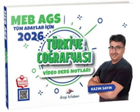 Dizgi Kitap 2026 MEB AGS Türkiye Coğrafyası Video Ders Notları