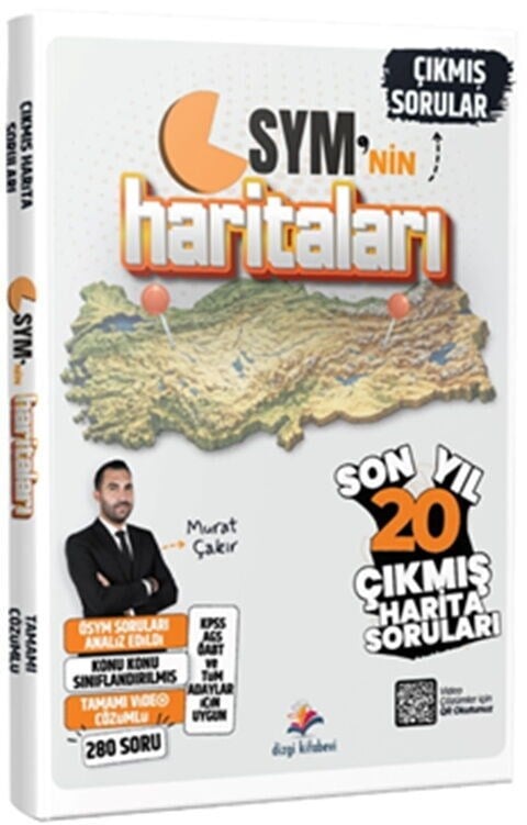 Dizgi Kitap 2026 ÖSYM nin Haritaları Tüm Harita Çıkmış Sınav Soruları