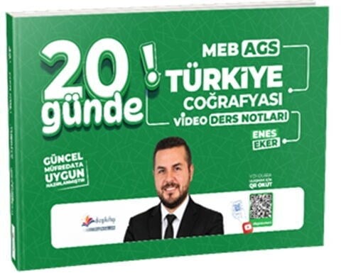 Dizgi Kitap 2027 MEB AGS 20 Günde Türkiye Coğrafyası Video Ders Notları