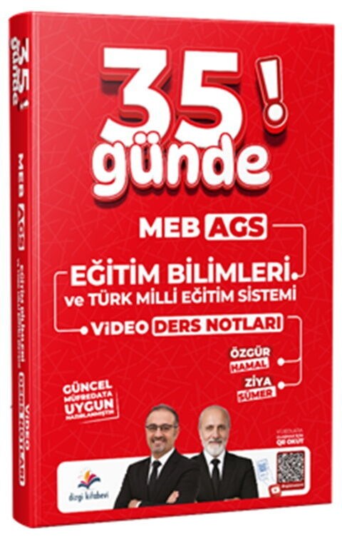 Dizgi Kitap 2027 MEB AGS 35 Günde Eğitim Bilimleri ve Türk Milli Eğitim Sistemi Video Ders Notları