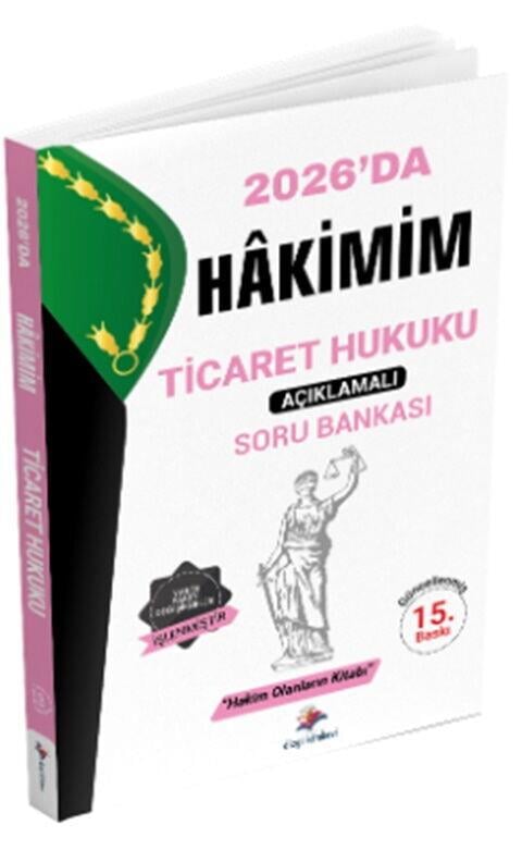 Dizgi Kitap Hakimim Ticaret Hukuku Açıklamalı Soru Bankası 15. Baskı