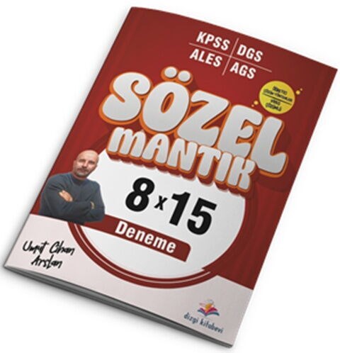 Dizgi Kitap KPSS AGS ALES DGS Sözel Mantık Video Çözümlü 8x15 Deneme