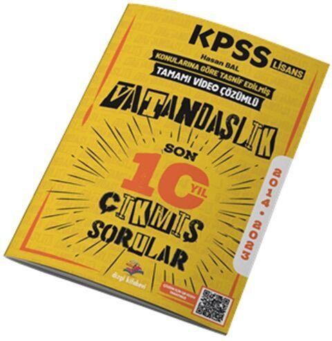 Dizgi Kitap KPSS Lisans Vatandaşlık Son 10 Yıl Konu Konu Çıkmış Sorular