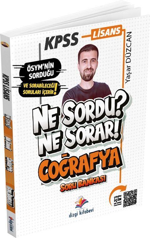 Dizgi Kitap KPSS Ne Sordu Ne Sorar Video Çözümlü Coğrafya Soru Bankası