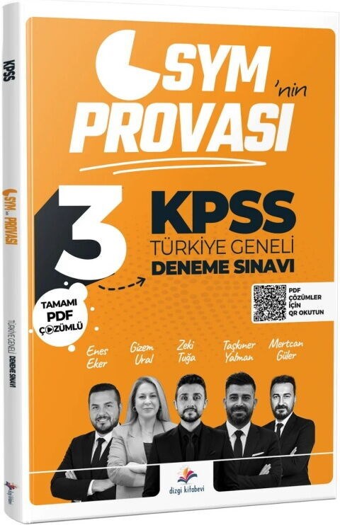 Dizgi Kitap KPSS ÖSYM nin Provası Türkiye Geneli Tamamı PDF Çözümlü 3 Deneme