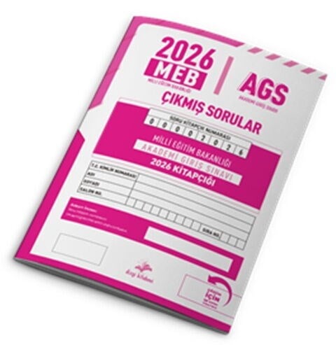 Dizgi Kitap MEB AGS 2026 Sınavı Tek Fasikül Tamamı Video Çözümlü Orijinal Çıkmış Sorular