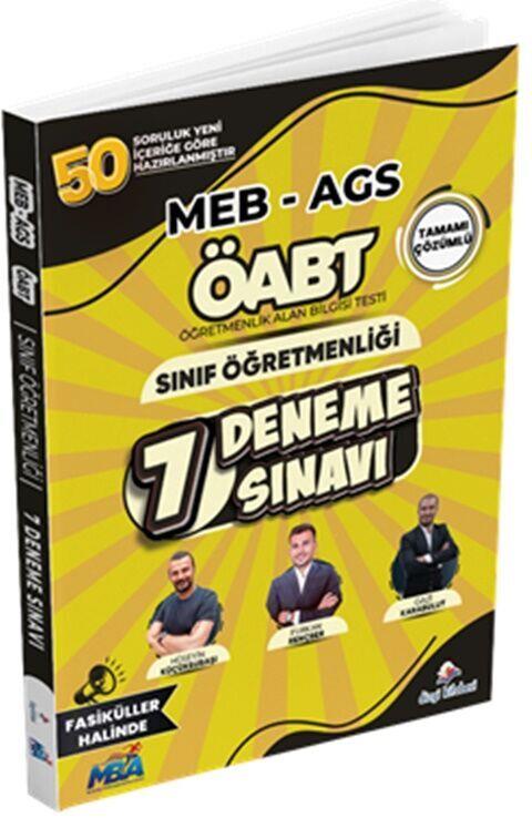 Dizgi Kitap MEB AGS Sınıf Öğretmenliği Tamamı Pdf Çözümlü Fasiküller Halinde 7 Deneme Sınavı