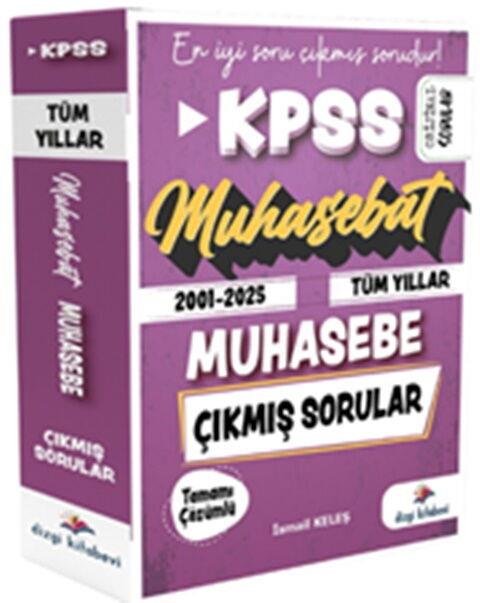 Dizgi Kitap Muhasebat KPSS A Sayıştay Tamamı Çözümlü Tüm Yıllar 2001-2025 Çıkmış Muhasebe Soruları