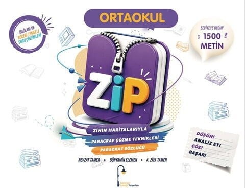 Edebiyat Sokağı Ortaokul Zihin Haritalarıyla ZİP Paragraf Beceri Temelli Soru Bankası
