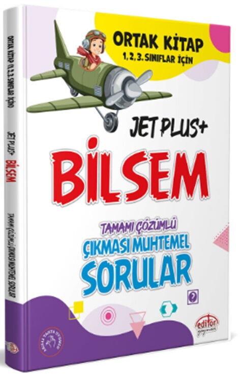Editör Yayınları 1. 2. ve 3. Sınıflar İçin Bilsem Jet Plus Ortak Kitap