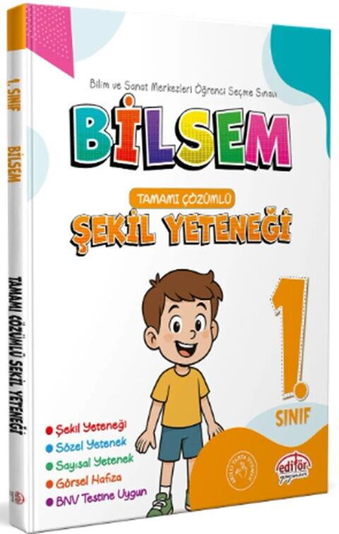 Editör Yayınları 1. Sınıf Bilsem Hazırlık Şekil Yeteneği Tamamı Çözümlü