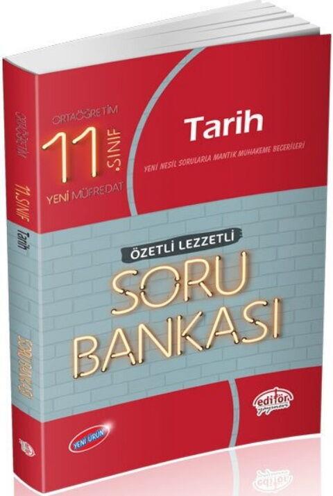 Editör Yayınları 11. Sınıf Tarih Özetli Lezzetli Soru Bankası