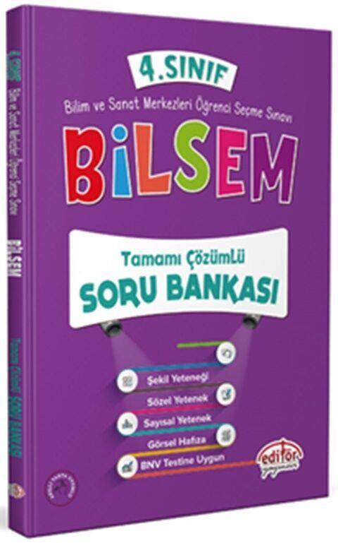 Editör Yayınları 4. Sınıf Bilsem Soru Bankası