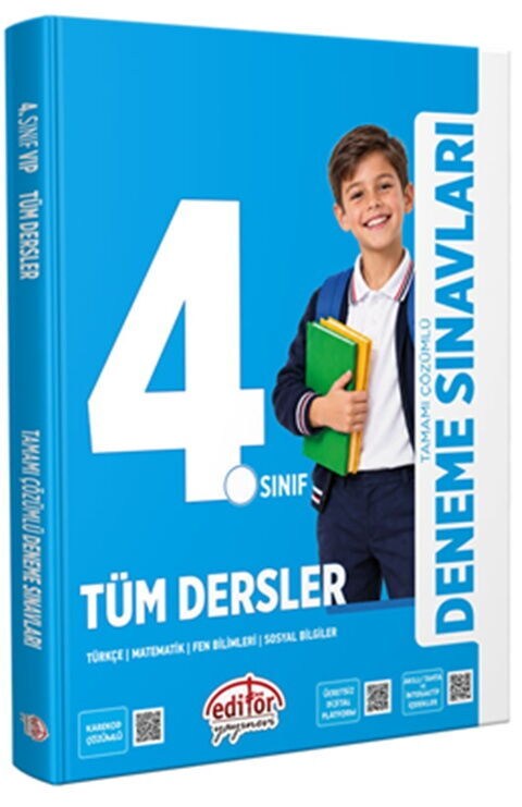 Editör Yayınları 4. Sınıf Tüm Dersler Deneme Sınavları