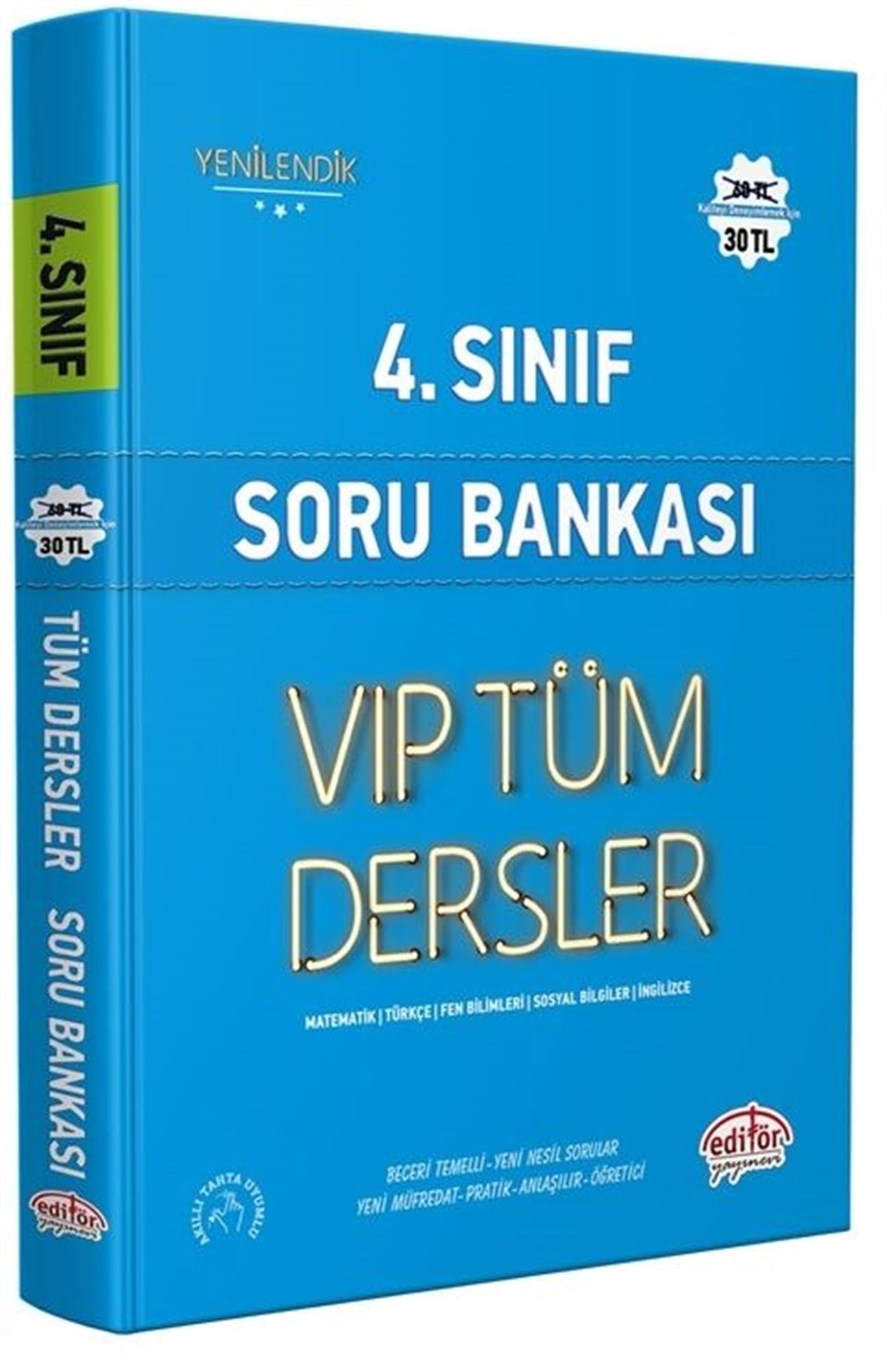 Editör Yayınları 4. Sınıf VİP Tüm Dersler Soru Bankası