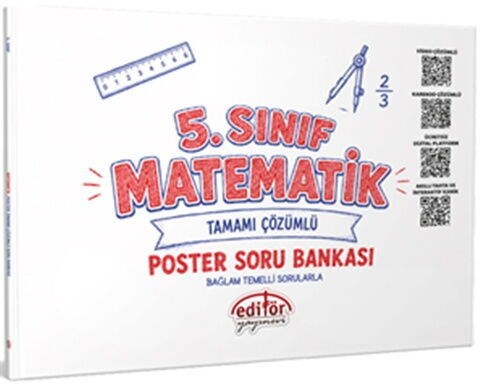 Editör Yayınları 5. Sınıf Matematik Poster Soru Bankası