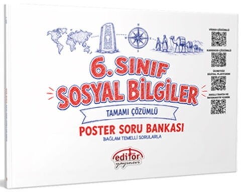 Editör Yayınları 6. Sınıf Sosyal Bilgiler Poster Soru Bankası