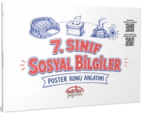 Editör Yayınları 7. Sınıf Sosyal Bilgiler Poster Konu Anlatımlı