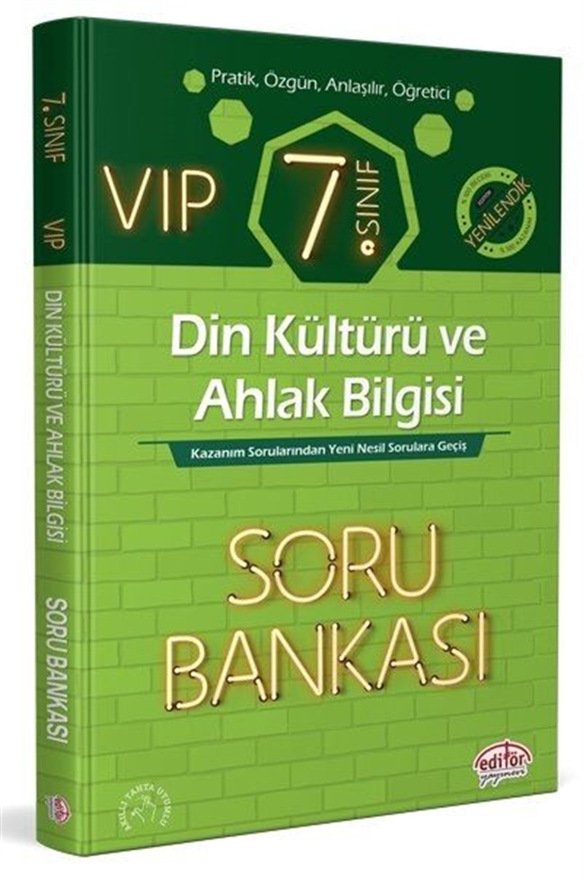 Editör Yayınları 7. Sınıf VIP Din Kültürü ve Ahlak Bilgisi Soru Bankası