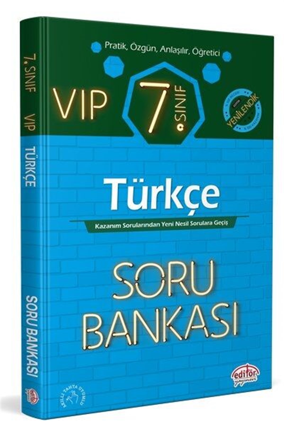 Editör Yayınları 7. Sınıf VIP Türkçe Soru Bankası