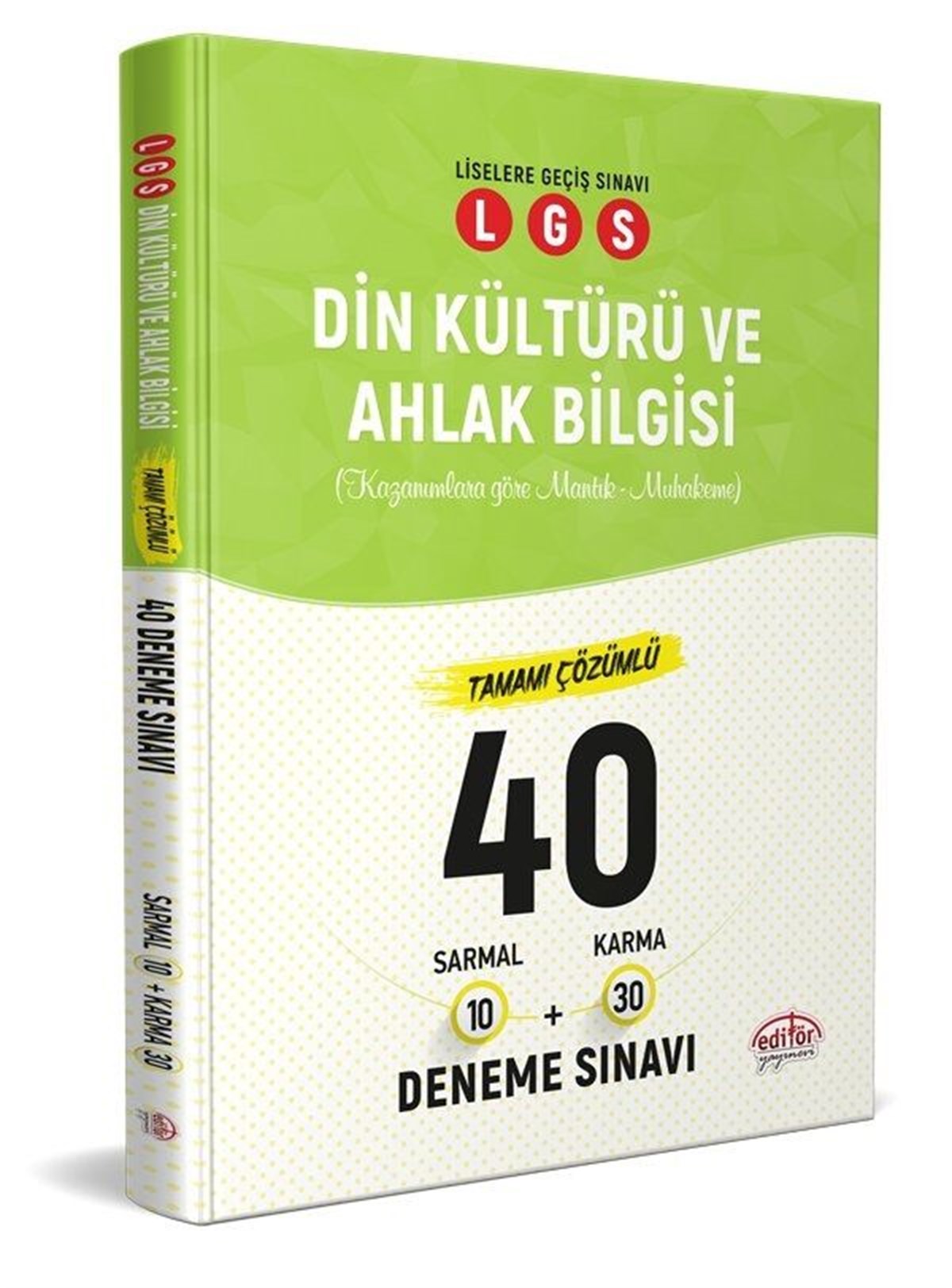 Editör Yayınları 8. Sınıf LGS Din Kültürü ve Ahlak Bilgisi 40 Deneme Sınavı