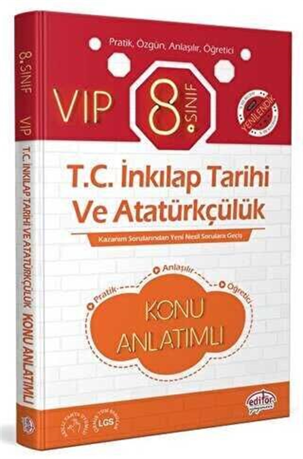 Editör Yayınları 8. Sınıf VIP T.C. İnkılap Tarihi ve Atatürkçülük Konu Anlatımı