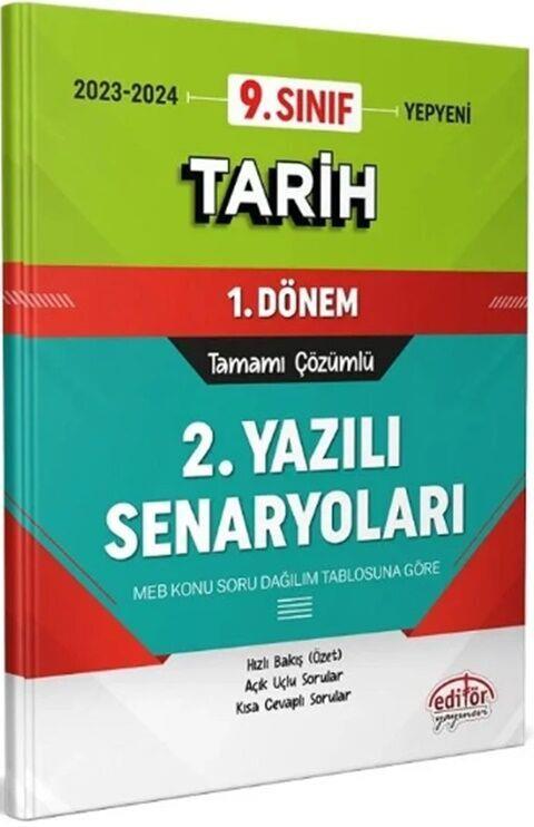 Editör Yayınları 9. Sınıf Tarih 1. Dönem Ortak Sınav 2. Yazılı Senaryoları
