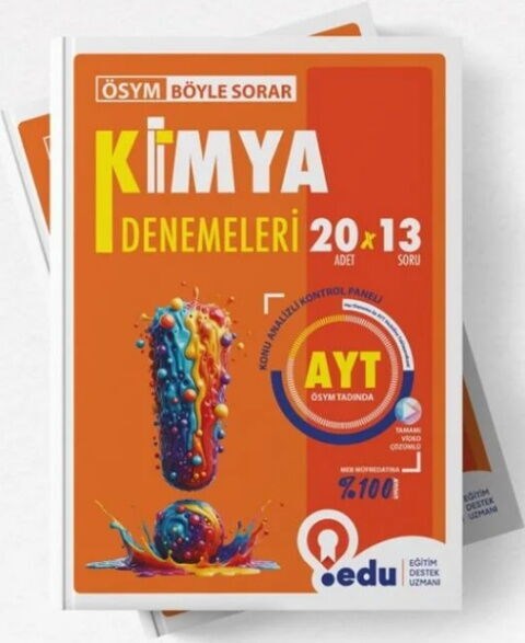 Edu Yayınları AYT Kimya 20 x 13 Branş Denemeleri