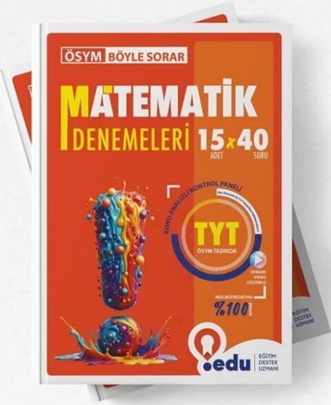 Edu Yayınları TYT Matematik 15 x 40 Branş Denemeleri