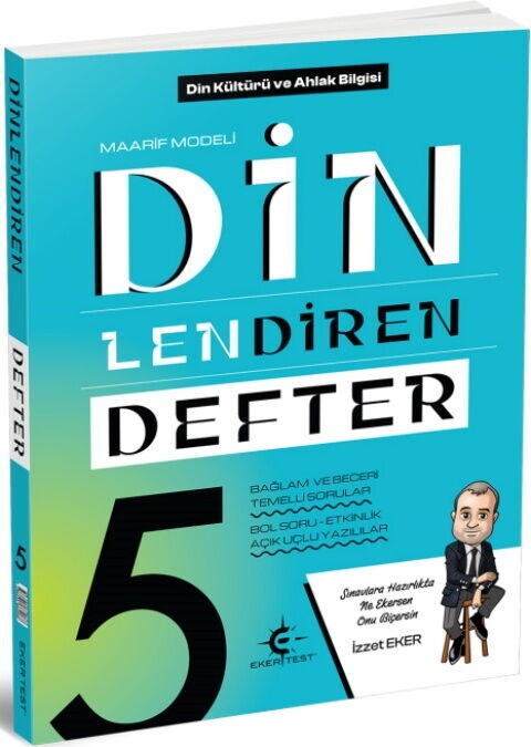 Eker Test 5. Sınıf Din Kültürü ve Ahlak Bilgisi Maarif Dinlendiren Defter