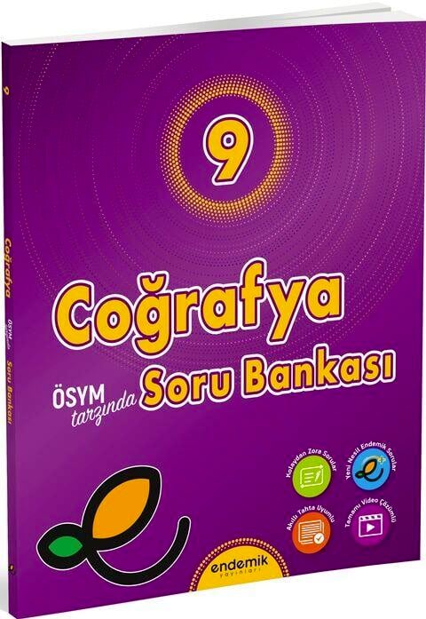 Endemik Yayınları 9. Sınıf Coğrafya Soru Bankası