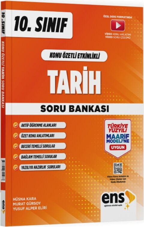 ENS Yayıncılık 10. Sınıf Tarih Maarif Konu Özetli Soru Bankası