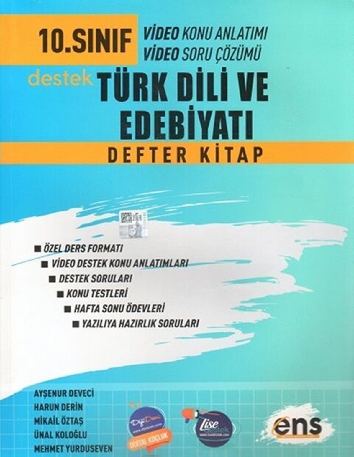 ENS Yayıncılık 10. Sınıf Türk Dili ve Edebiyatı Defter Kitap - Kelepir Kitap
