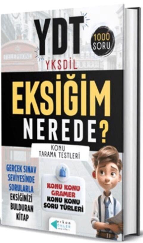 Erkan Önler YDT YKSDİL Eksiğim Nerede Soru Bankası