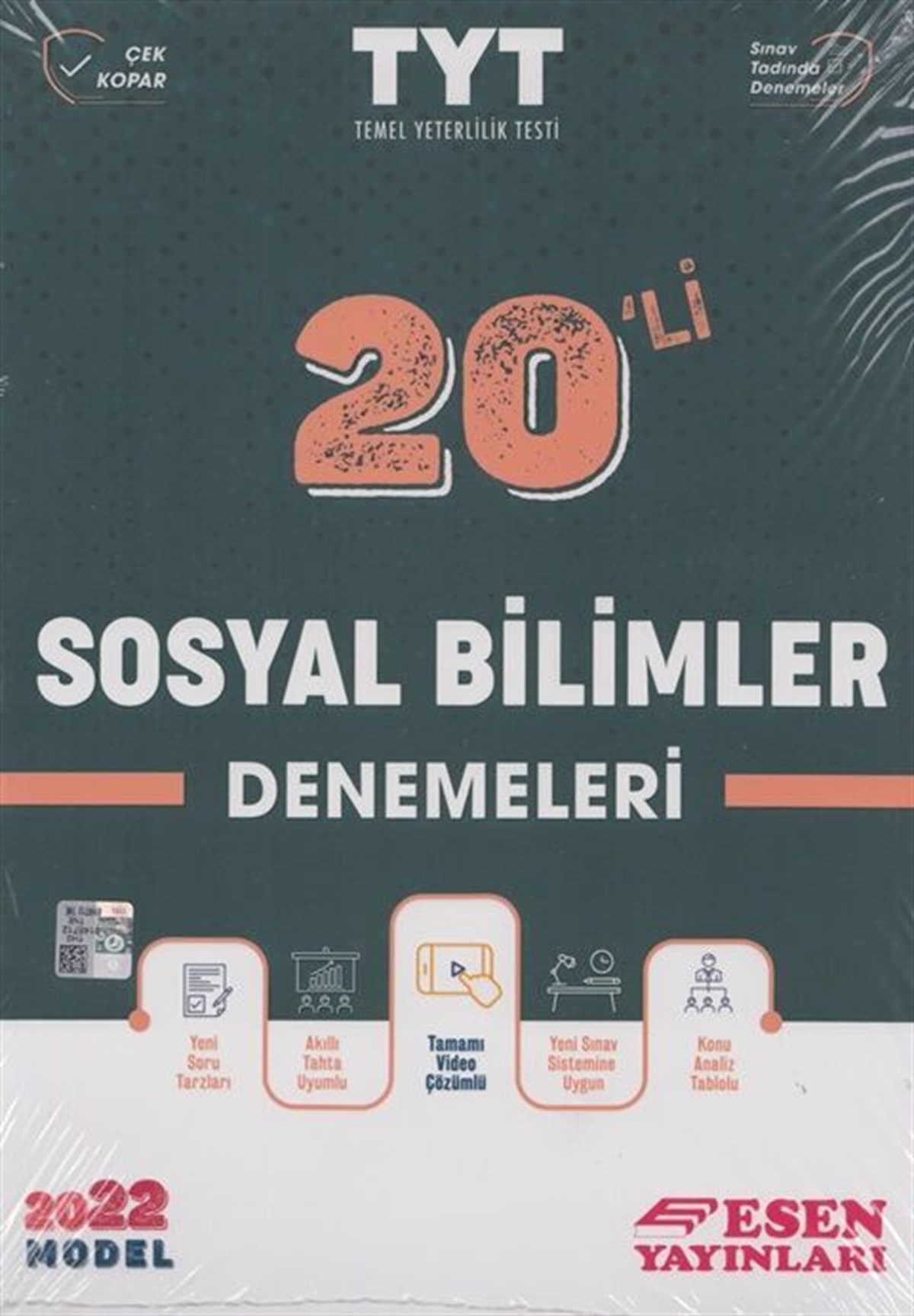 Esen Yayınları 2022 TYT Sosyal Bilimler 20 li Denemeleri