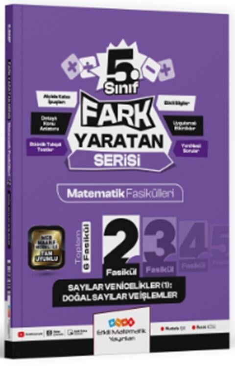Etkili Matematik Yayınları 5. Sınıf Sayılar ve Nicelikler - 1 Doğal Sayılar ve İşlemler Fasikülü