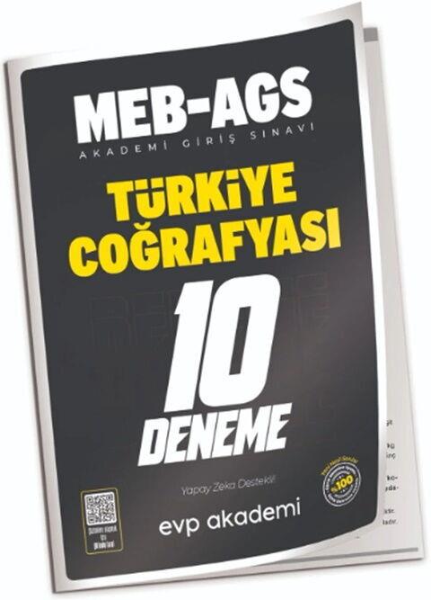 EVP Akademi 2025 MEB AGS Türkiye Coğrafyası 10 Deneme
