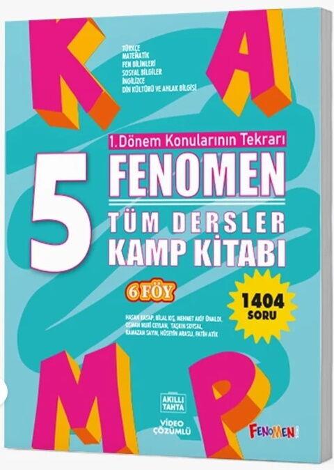 Fenomen Okul Yayınları 5. Sınıf Tüm Dersler Kamp Kitabı