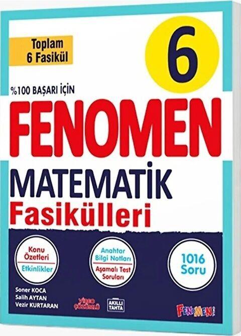 Fenomen Okul Yayınları 6. Sınıf Matematik Fasikül Seti