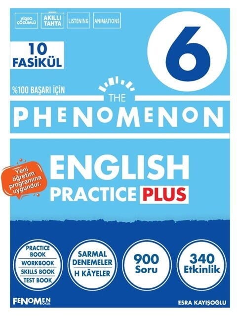 Fenomen Okul Yayınları 6. Sınıf The Phenomenon English Practice Plus