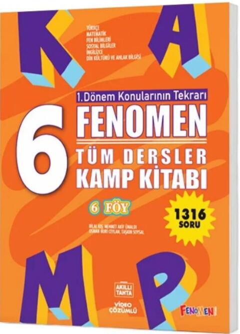 Fenomen Okul Yayınları 6. Sınıf Tüm Dersler Fenomen Kamp Kitabı