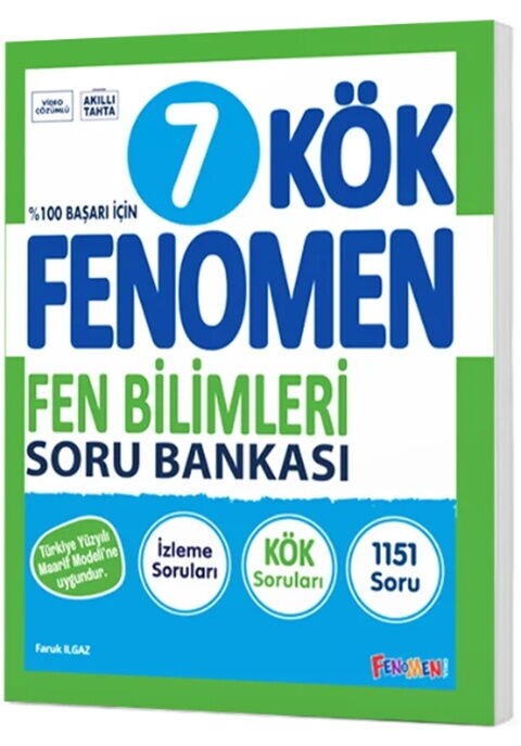 Fenomen Okul Yayınları 7. Sınıf Fen Bilimleri Kök Soru Bankası
